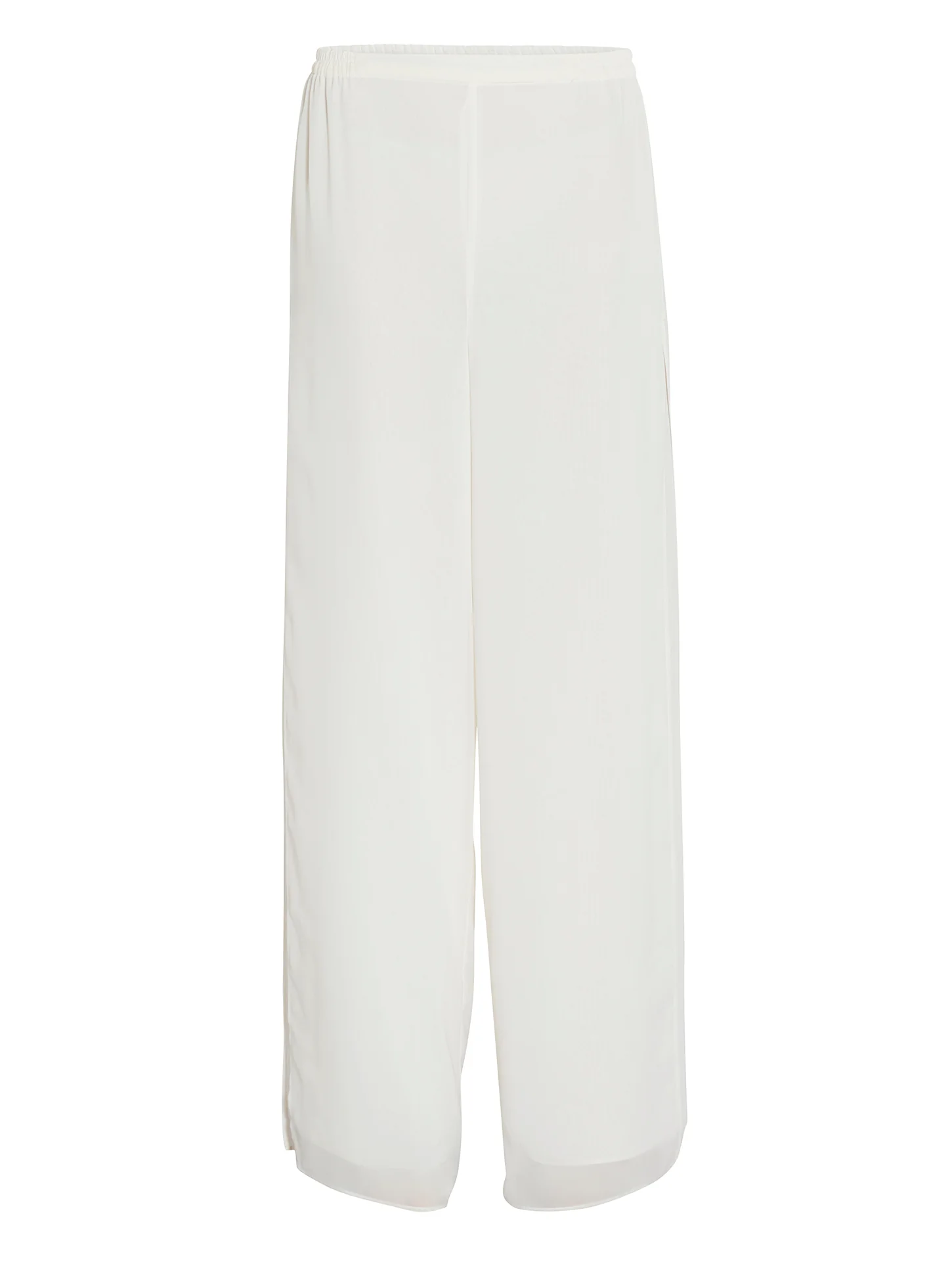 Chiffon Layered Trouser With Slits - Image 3